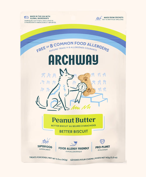 Peanut Butter Cricket Better Biscuit Arch Pet Food