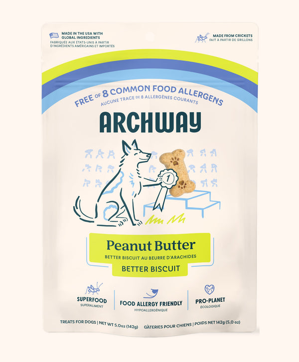 Peanut Butter Cricket Better Biscuit Arch Pet Food
