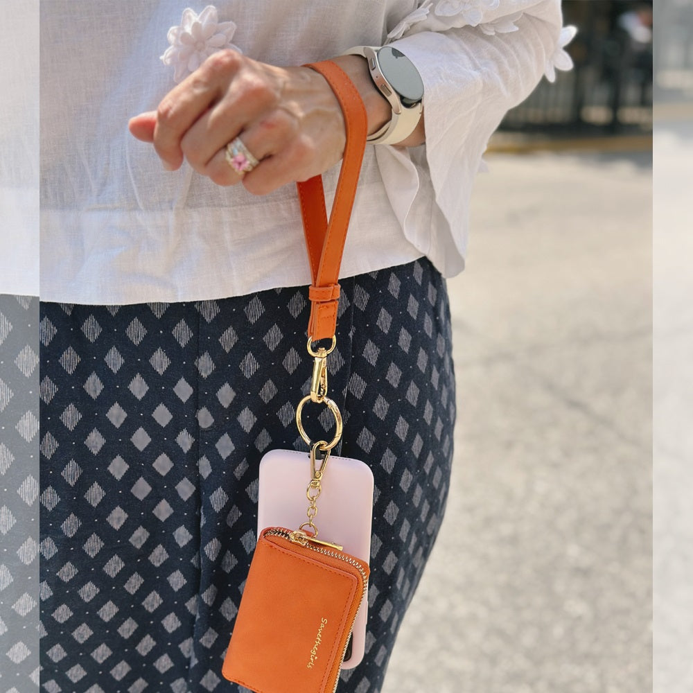 SaveTheGirls SaveTheGirls Clip & Go Strap w/Pouch Brushed Vegan Leather