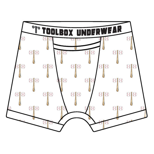 American Duke Apparel Company Toolbox Underwear - The Baseballs & Bat Briefs