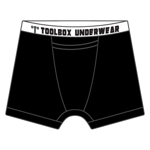 American Duke Apparel Company Toolbox Underwear - The Classic Solid Briefs - Black