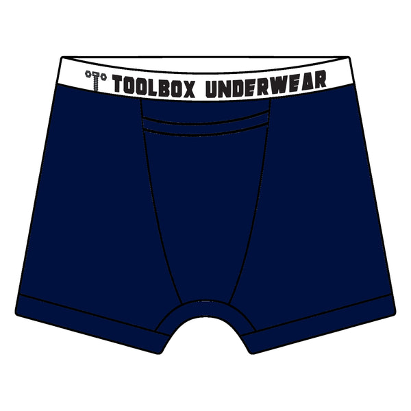 American Duke Apparel Company Toolbox Underwear - The Classic Solid Briefs - Navy