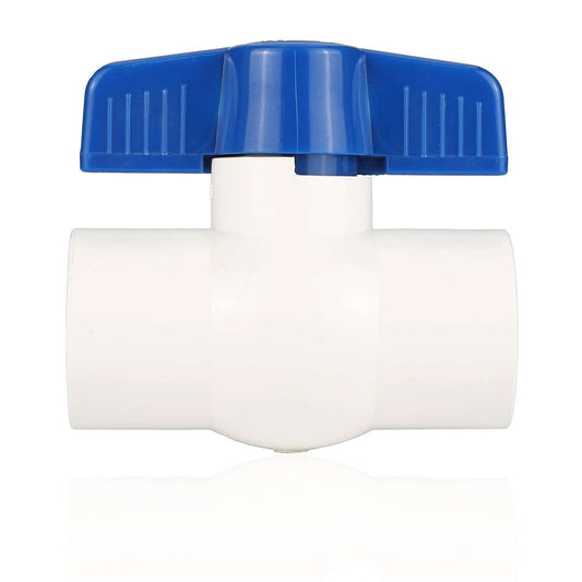 1" PVC Ball Valve, Solvent Weld, Sch. 40