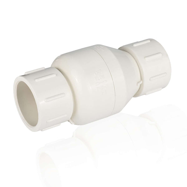 1-1/4" PVC In-Line Check Valve