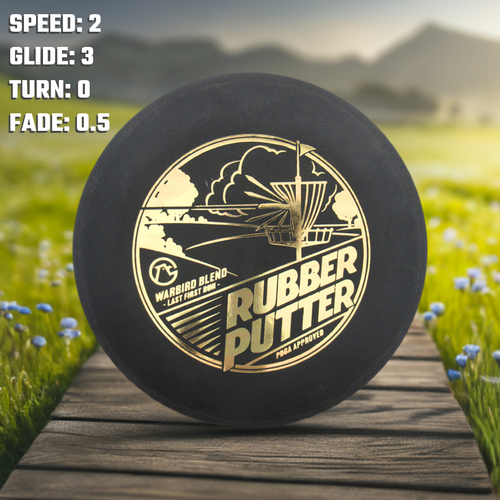 Lightning Limited Edition Last First Run Warbird Plastic Rubber Putter Golf Disc Gotta Go Gotta Throw