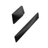 Black Wood Cup "Taurus" Lacquered Drawer Pulls Euro • Knobs