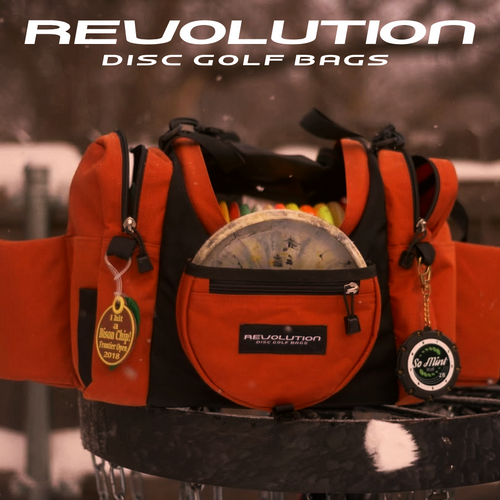 Revolution Carolina Team V3 Disc Golf Bag - Rust Gotta Go Gotta Throw