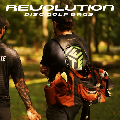 Revolution Carolina Team V3 Disc Golf Bag - Rust Gotta Go Gotta Throw