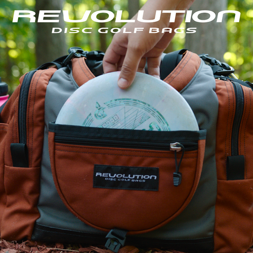Revolution Carolina Team V3 Disc Golf Bag - Rust Gotta Go Gotta Throw