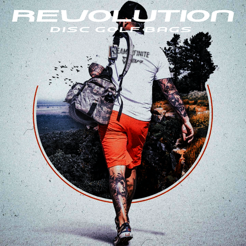Revolution Carolina Team V3 Disc Golf Bag - Rust Gotta Go Gotta Throw