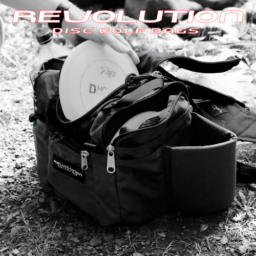 Revolution Mini Deluxe V3 Disc Golf Bag - Onyx Gotta Go Gotta Throw
