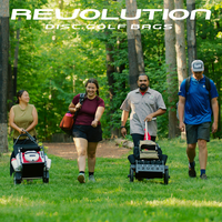 Revolution Carolina Team V3 Disc Golf Bag - Rust Gotta Go Gotta Throw