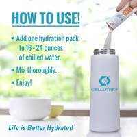 H2O ELECTROLYTES™ - Grapefruit | Zero Sugar Electrolyte Powder Cellutrex