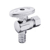 10 Pcs 1/2" PEX Crimp x 3/8" OD Compr. Angle Stop Valve, 1/4 Turn (Lead Free) Plumbingsell