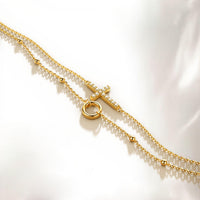 Gold Layered Cross Bracelet vanimy