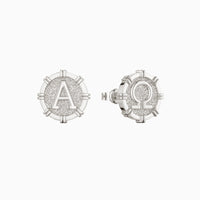 Alpha Omega Stud Earrings vanimy