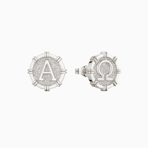 Alpha Omega Stud Earrings vanimy