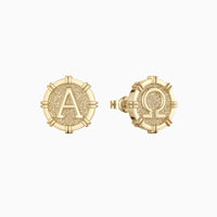 Alpha Omega Stud Earrings vanimy