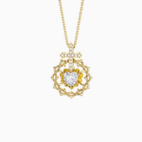 The Sacred Heart Pendant Necklace vanimy