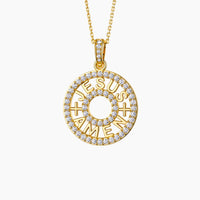 Jesus Amen Cross Pendant Necklace vanimy