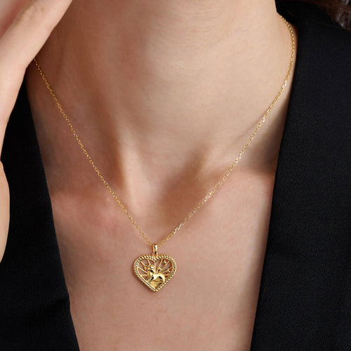 Parable of the Good Shepherd Pendant Necklace vanimy