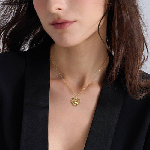 Parable of the Good Shepherd Pendant Necklace vanimy