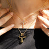 Versatile Ichthys Cross Pendant Necklace