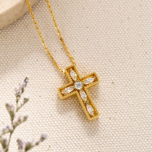 Versatile Ichthys Cross Pendant Necklace