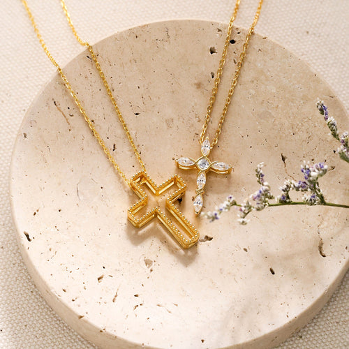 Versatile Ichthys Cross Pendant Necklace