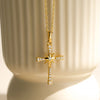 Guiding Star Cross Pendant Necklace vanimy