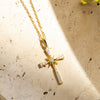 Guiding Star Cross Pendant Necklace vanimy