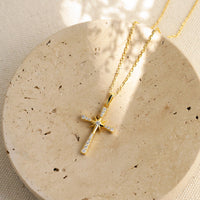 Guiding Star Cross Pendant Necklace vanimy