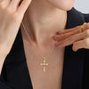 Guiding Star Cross Pendant Necklace vanimy