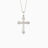 Baroque Cross Pendant Necklace