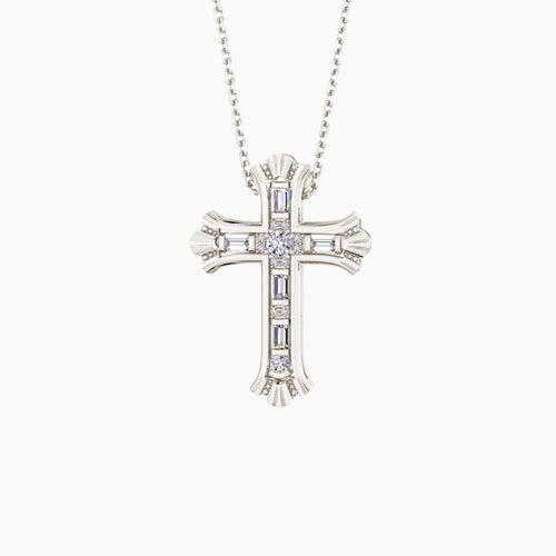 Versatile Cross Duo Set Pendant Necklace