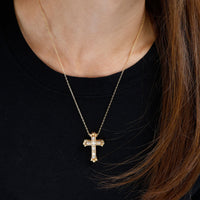Versatile Cross Duo Set Pendant Necklace