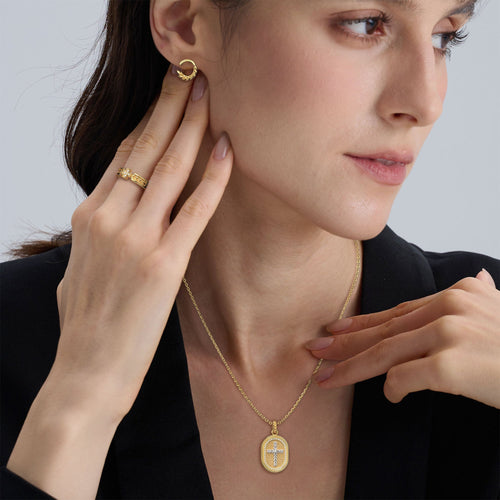 By Grace Through Faith Cross Statement Ring vanimy