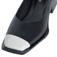 Penelope Mary Jane Flats Black Vaila Shoes