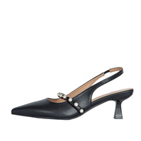 Sophia Slingback Pumps Black Vaila Shoes