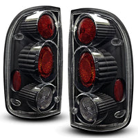 Winjet 2001-2004 Toyota Tacoma Altezza Tail Light - Black/Clear OffRoadUSA.com