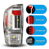 Winjet 2016-2023 Toyota Tacoma LED Tail Light- Chrome/Clear OffRoadUSA.com