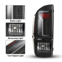 Winjet Toyota Tacoma 2016-23 LED Tail Light - Black / Smoke OffRoadUSA.com