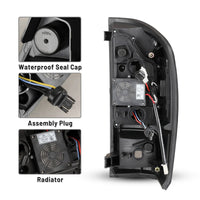 Winjet Toyota Tacoma 2016-23 LED Tail Light - Black / Smoke OffRoadUSA.com