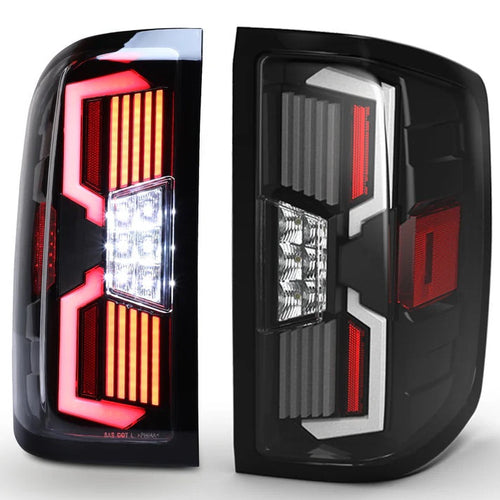 Winjet 2014-2018 Chevy Silverado 1500/2015-2019 Chevy Silverado 2500HD 3500HD LED Sequential Tail light OffRoadUSA.com