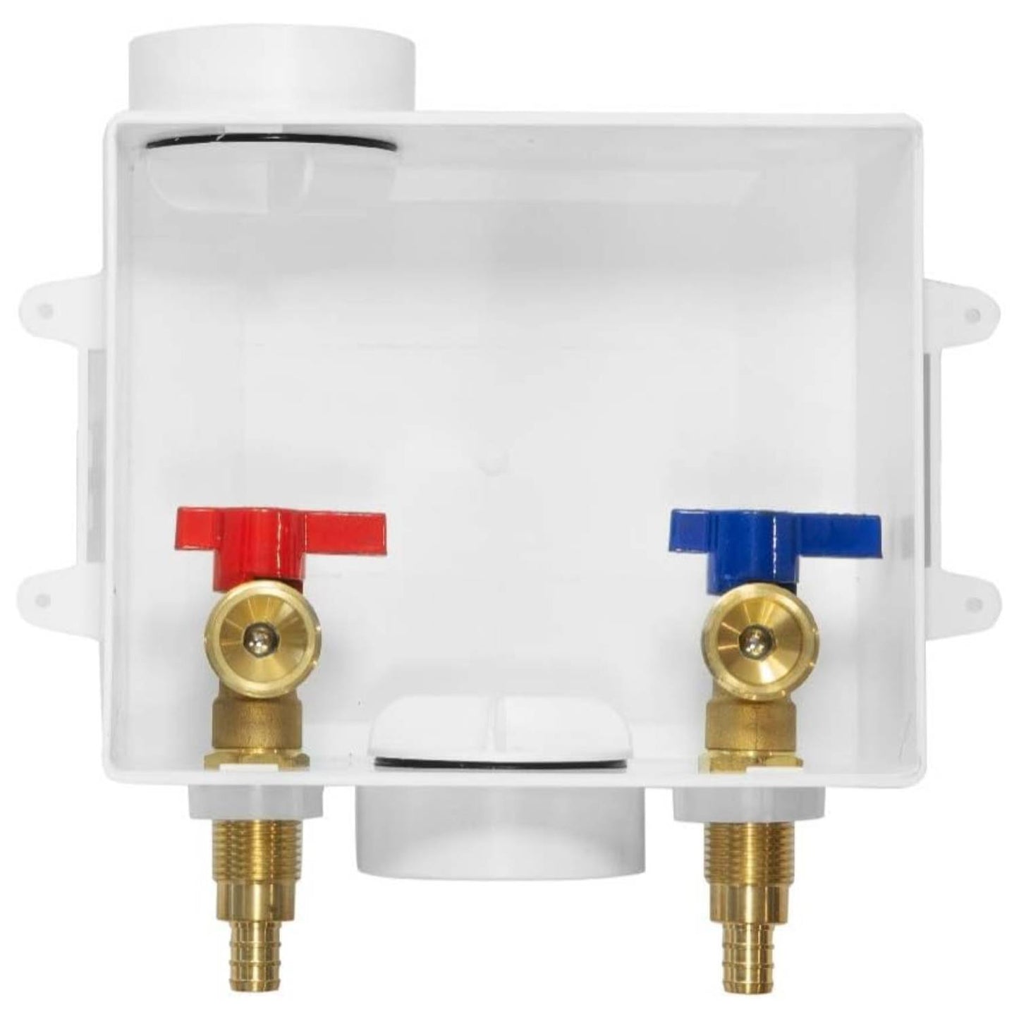 10 Pcs 1/2" PEX Crimp (F1807) Inlet, Washing Machine Outlet Box, with Center Drain