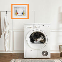 1/2" CPVC PPE Intet, Washing Machine Outlet Box, with Stainless Steel Arrestor Plumbingsell