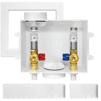 1/2" CPVC PPE Intet, Washing Machine Outlet Box, with Stainless Steel Arrestor Plumbingsell