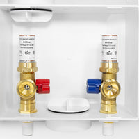 1/2" CPVC PPE Intet, Washing Machine Outlet Box, with Copper Arrestor Plumbingsell