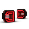 Winjet 2018-2025 Jeep Wrangler JL & JLU LED Sequential Taillights - Black / Red OffRoadUSA.com