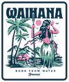 Hula Diver Sticker WAIHANA